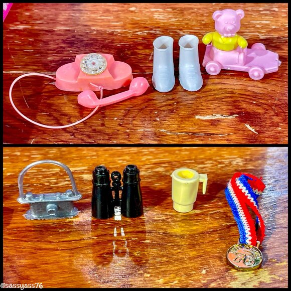 🆕VTG▪️1984 BARBIE Home & Office Foldable Playset W 12 Piece Furniture & Access - Picture 10 of 14